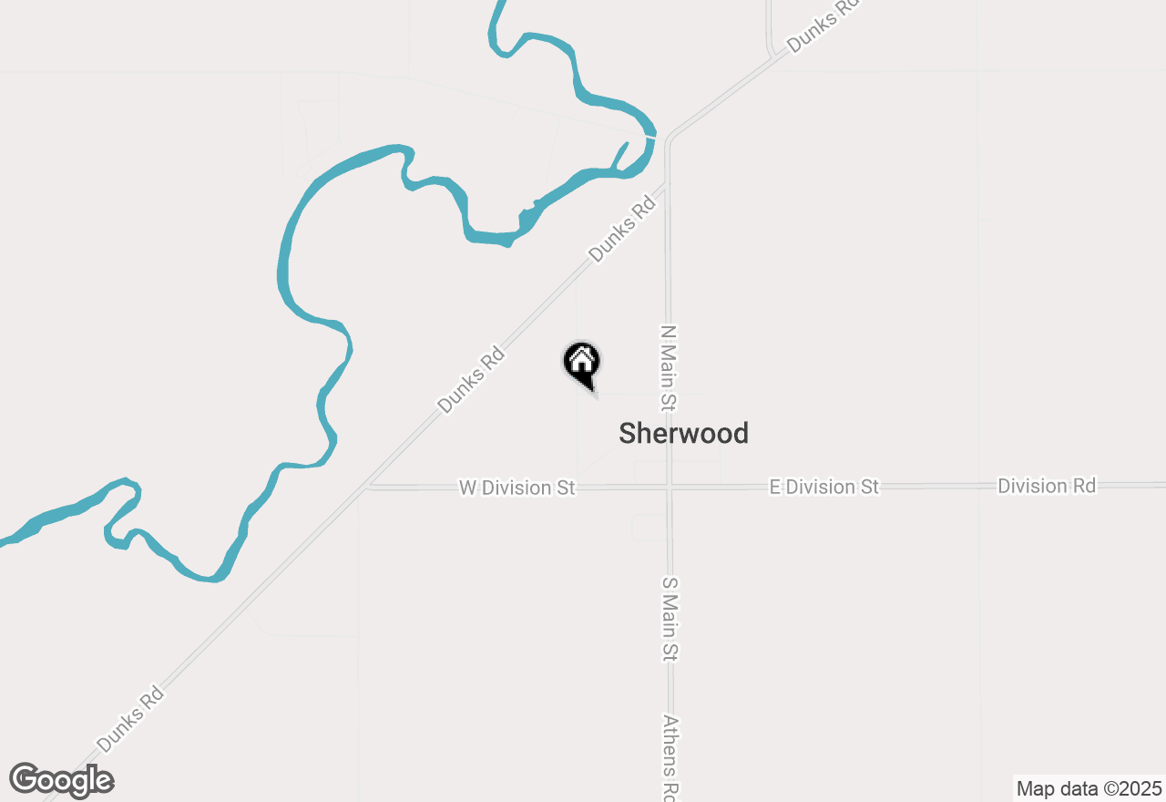 Map of 124 W Clay Street, Sherwood, MI 49089