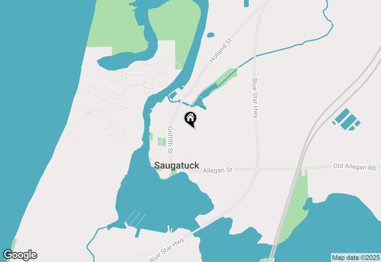 Map of 505 Grand Street, Saugatuck, MI 49453