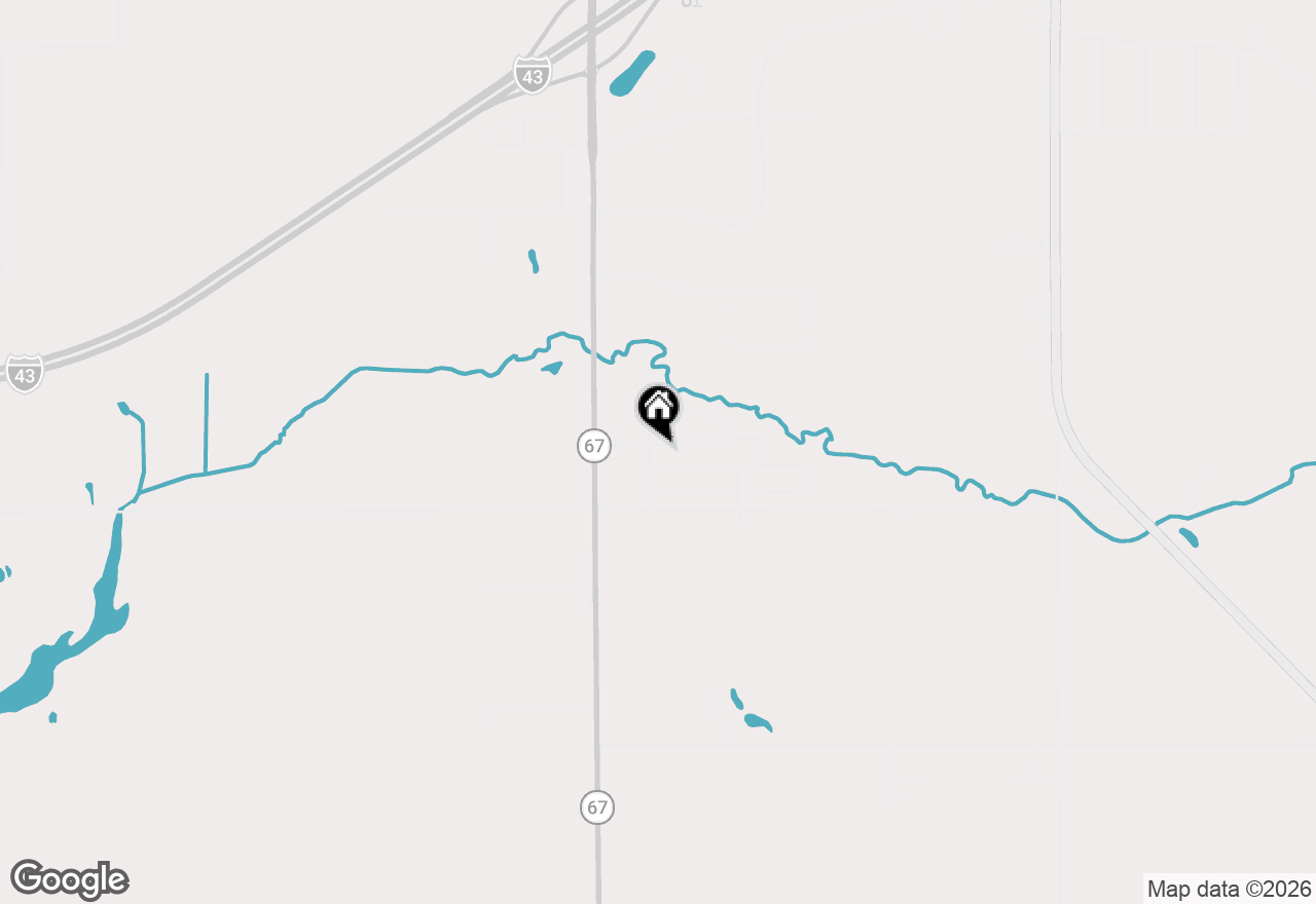 Map of 1607 S Meadow Ln, Elkhorn, WI 53121