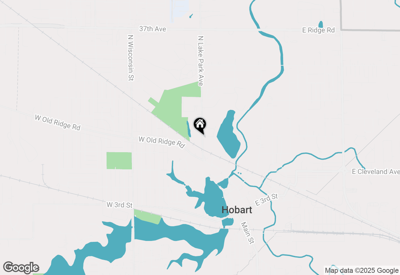 Map of 220 N Lake Park Avenue, Hobart, IN 46342