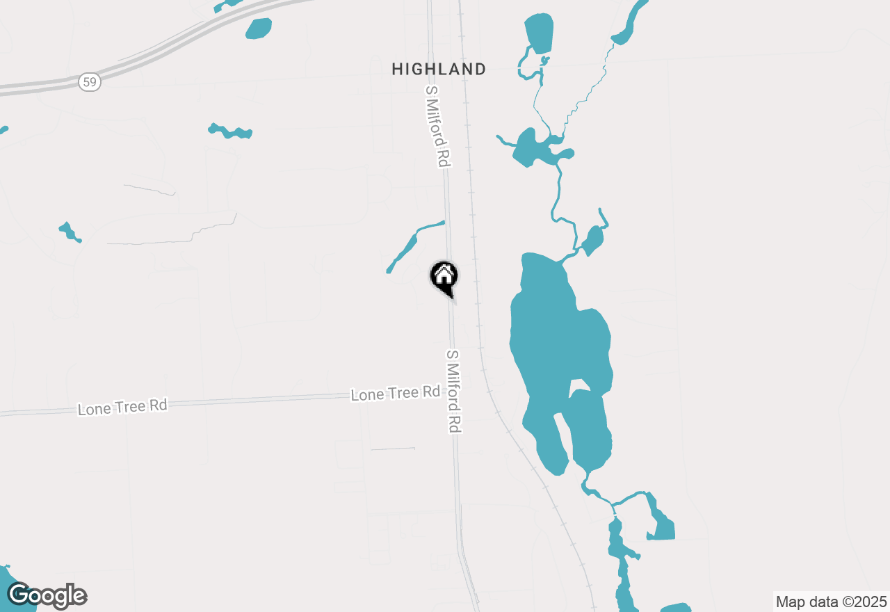 Map of 1246 S Milford Road #1300, Highland, MI 48357