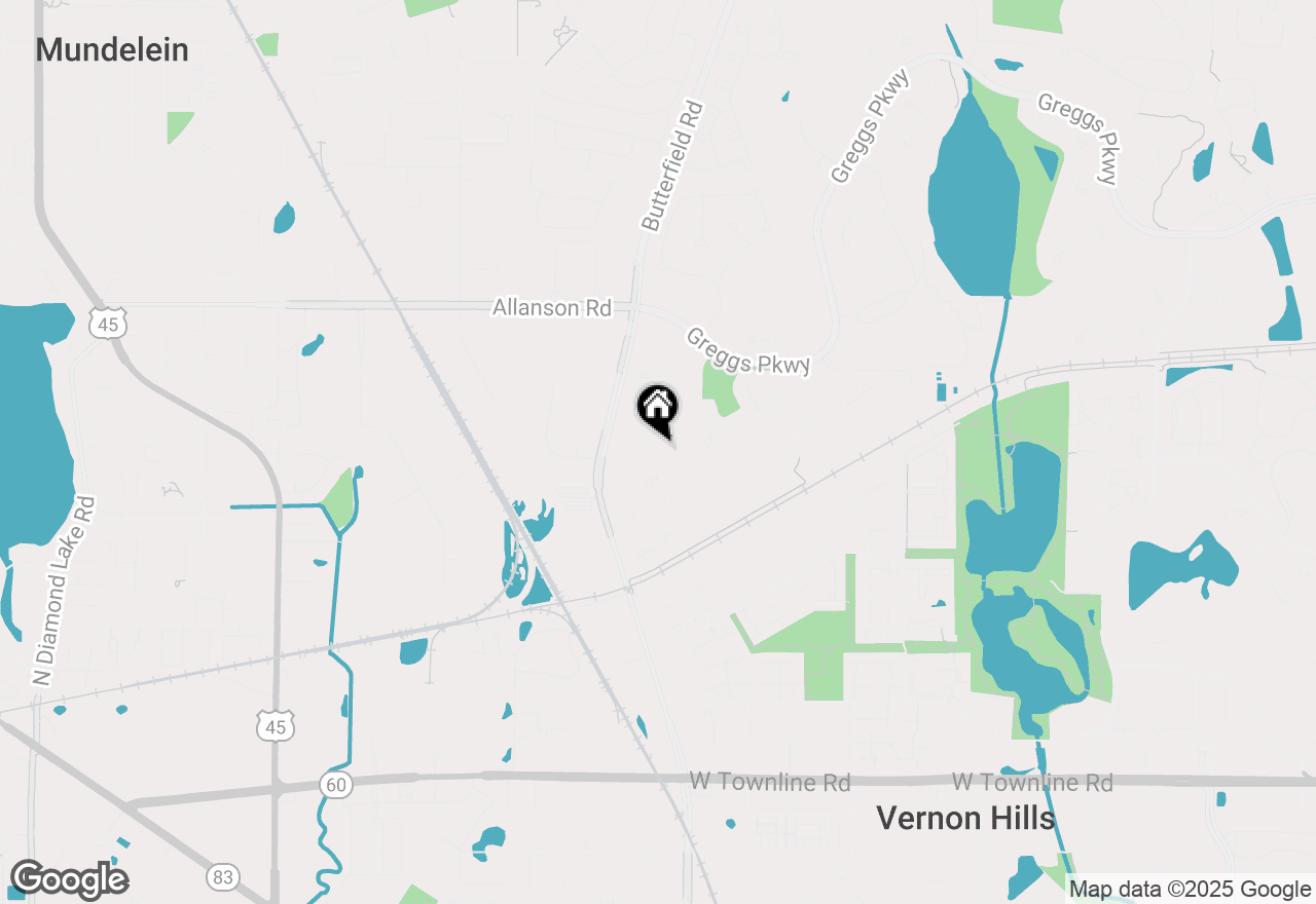 Map of 1353 Maidstone Drive, Vernon Hills, IL 60061