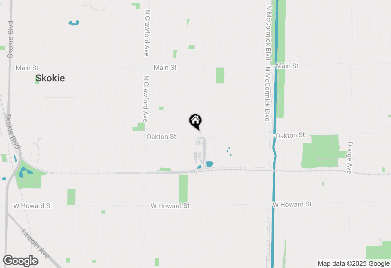 Map of 3700 Oakton Street, Skokie, IL 60076