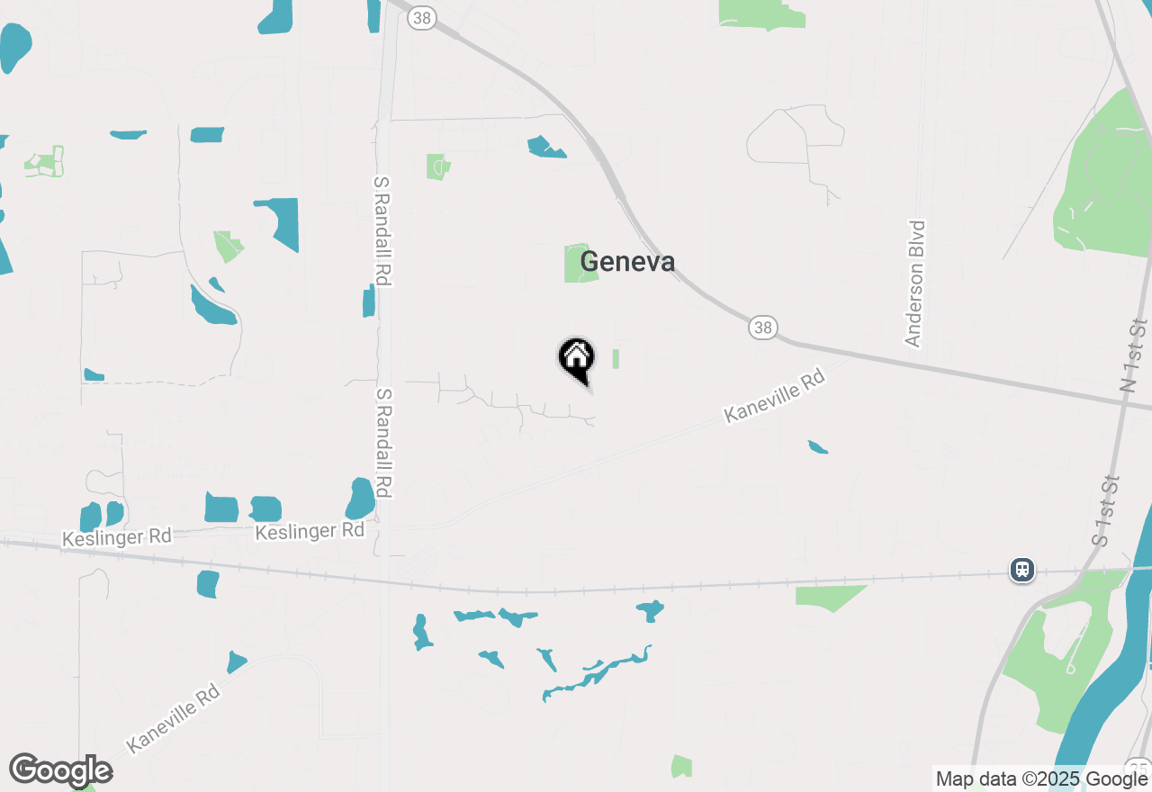 Map of 9 S Andover Lane, Geneva, IL 60134