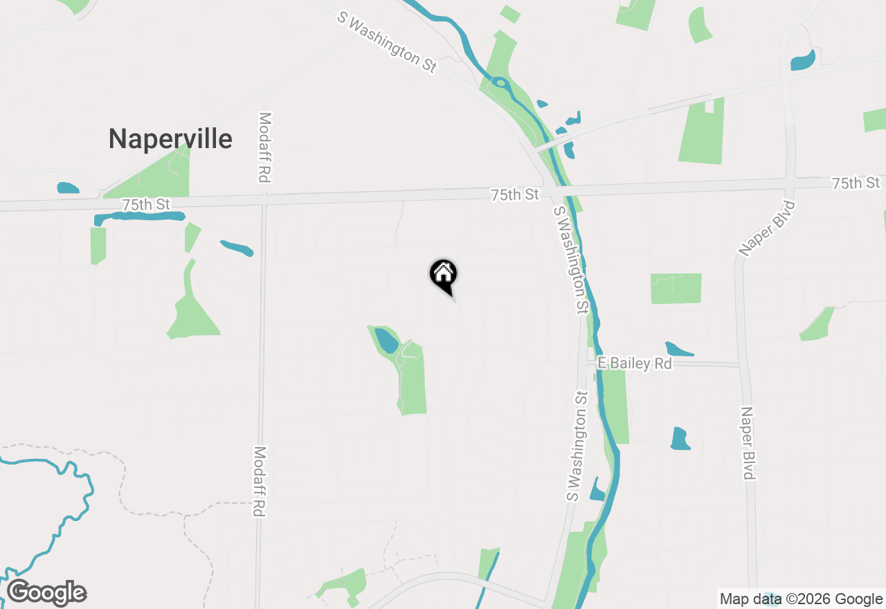 Map of 1520 Lark Lane, Naperville, IL 60565