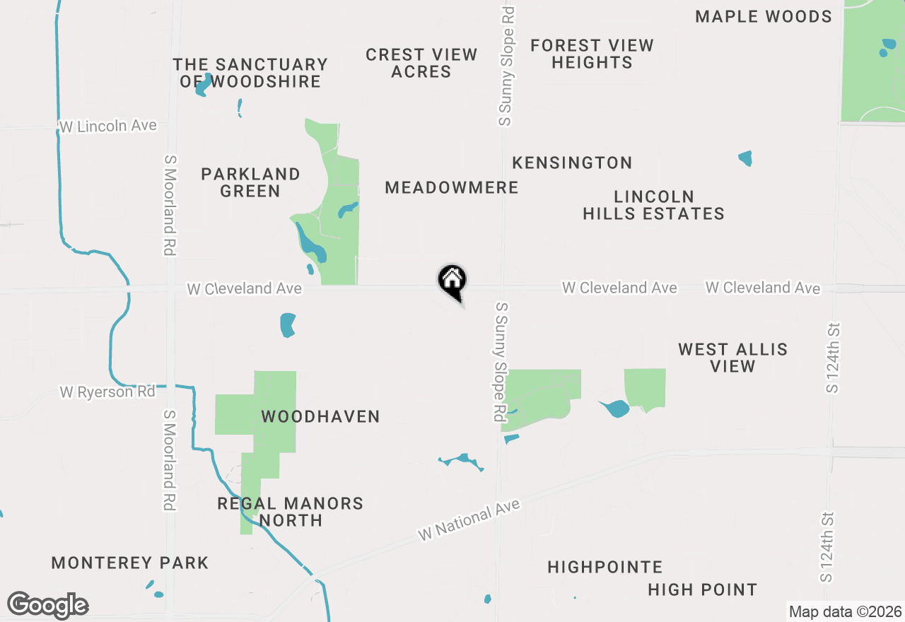 Map of 14130 W Twilight Way, New Berlin, WI 53151