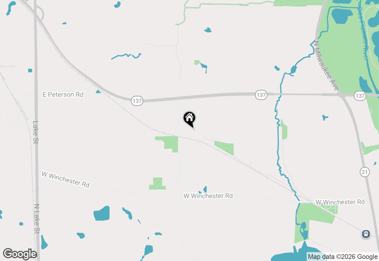 Map of 1517 Old Barn Circle, Libertyville, IL 60048