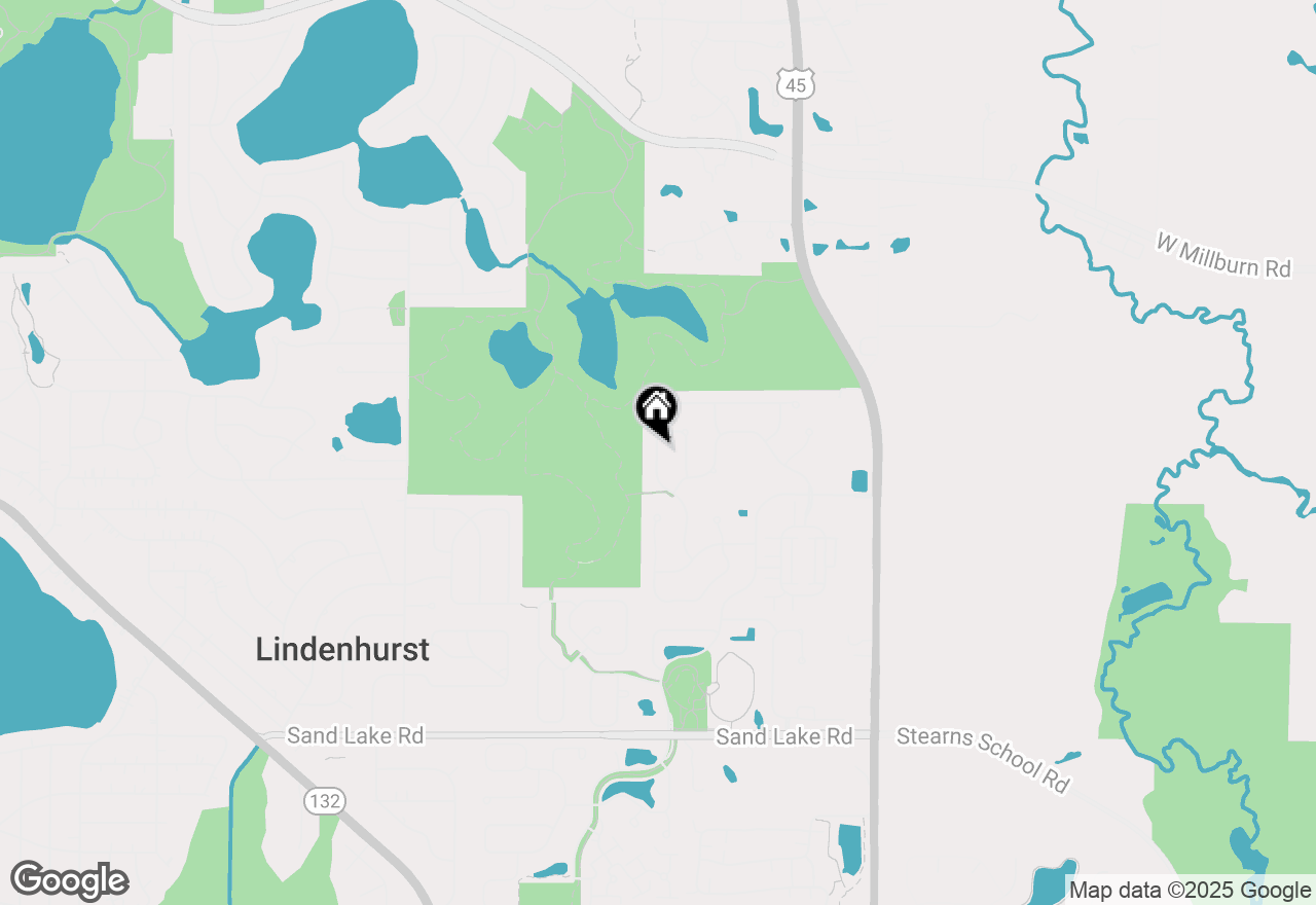 Map of 77 Bridlepath Drive, Lindenhurst, IL 60046