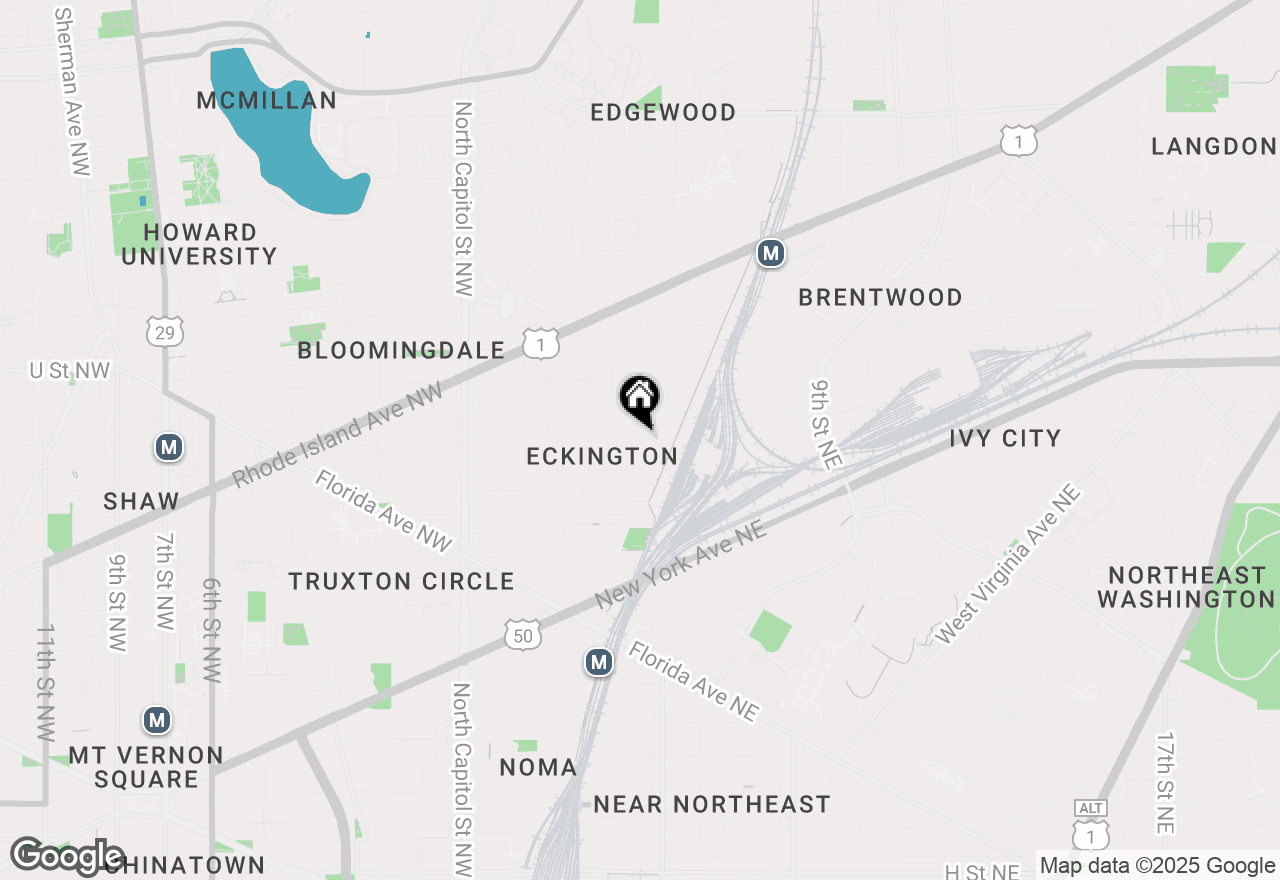 Map of 303 Seaton Place Ne #2, Washington, DC 20002