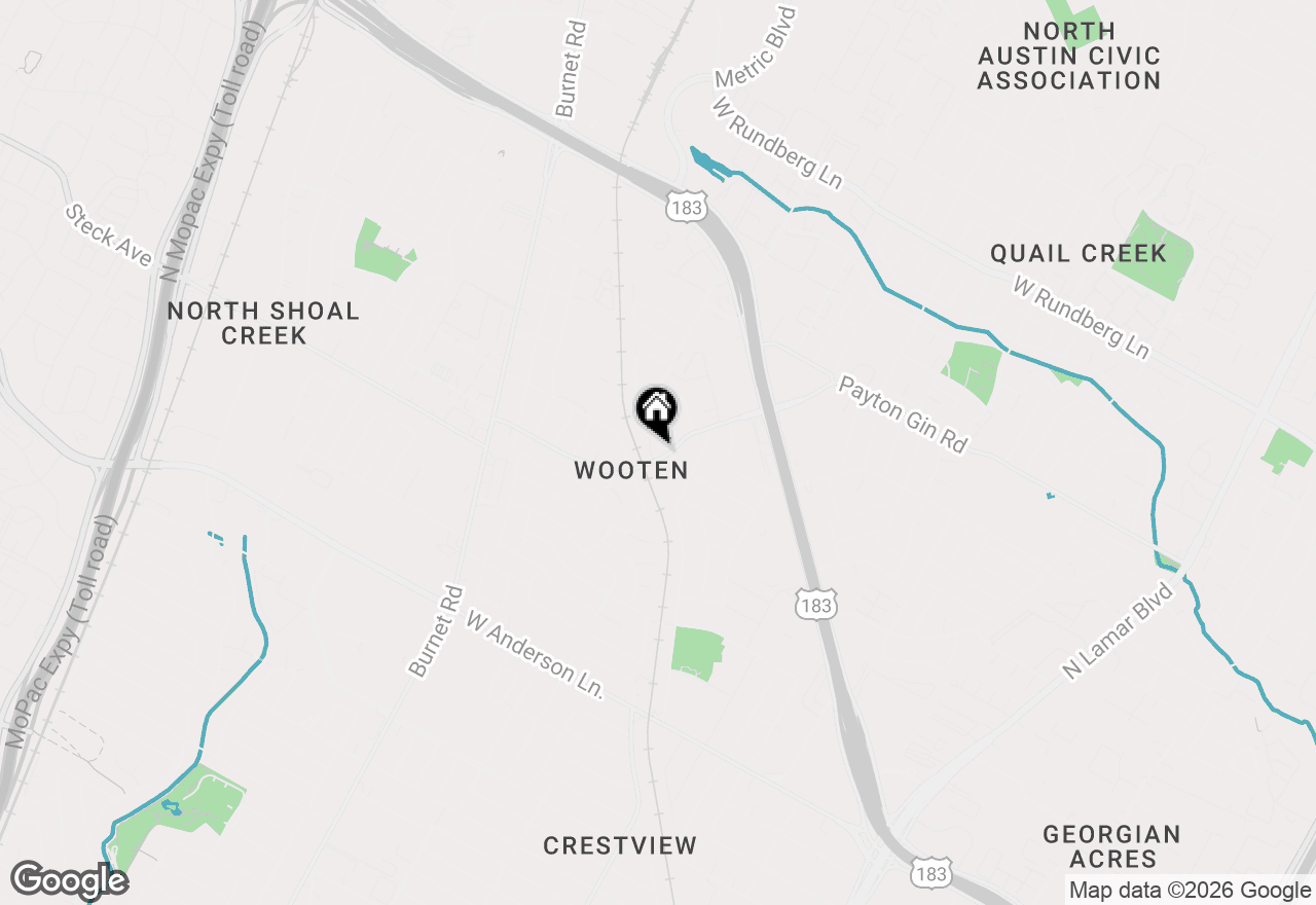 Map of 1812 Ohlen Rd, Austin, TX 78757