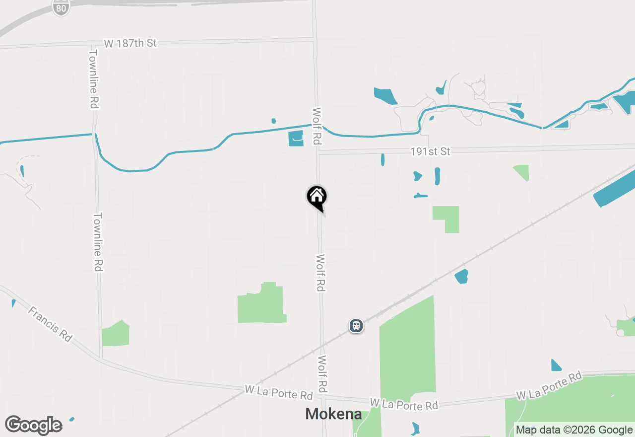 Map of 19330 Wolf Road #9, Mokena, IL 60448