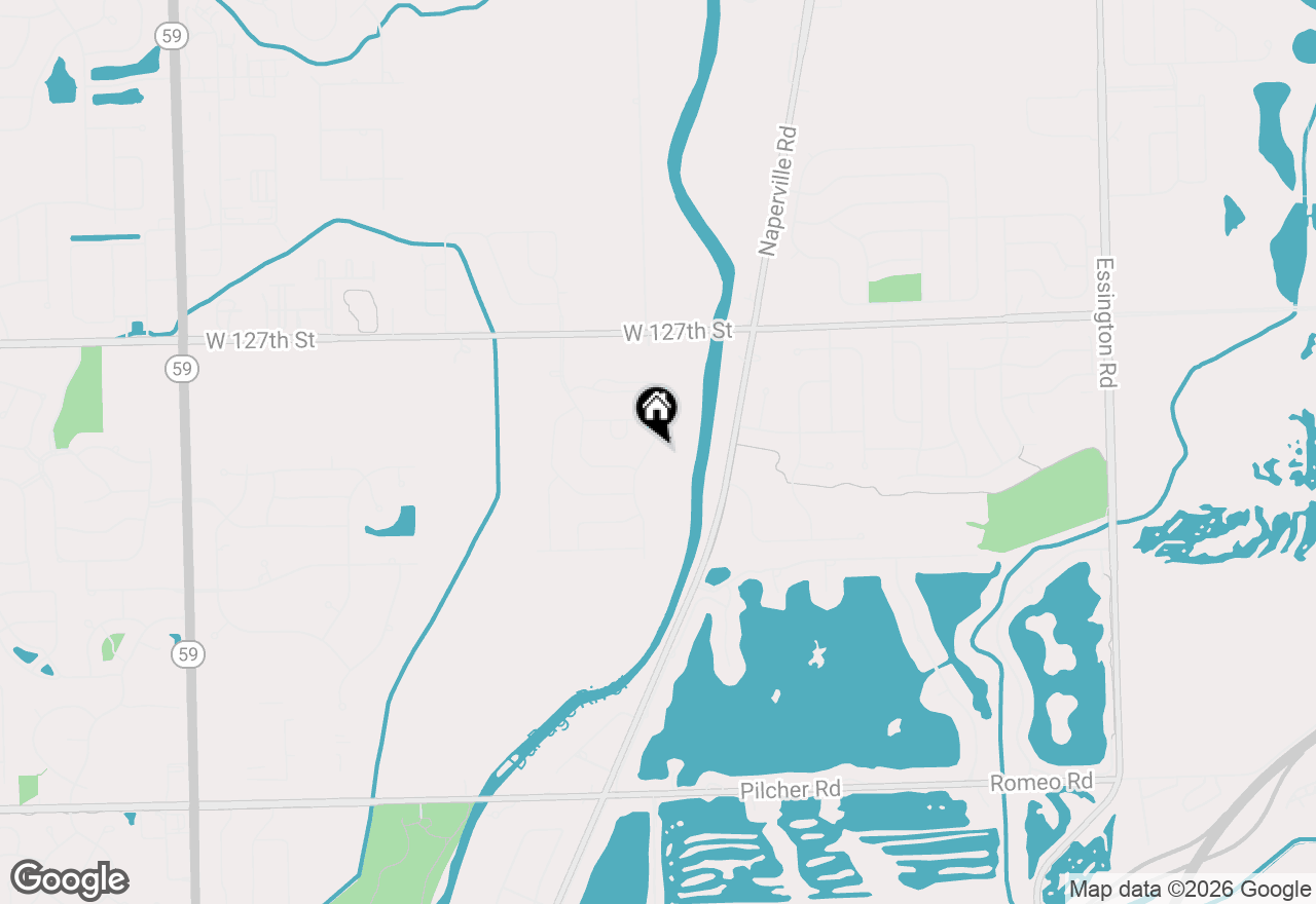 Map of 12905 S Slate Lane, Plainfield, IL 60585