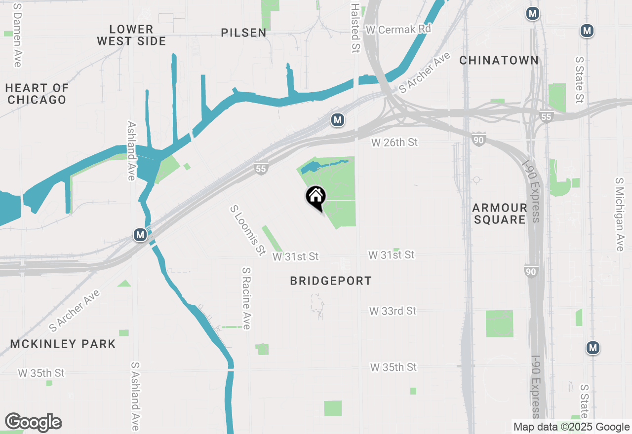Map of 2919 S Quinn Street, Chicago, IL 60608