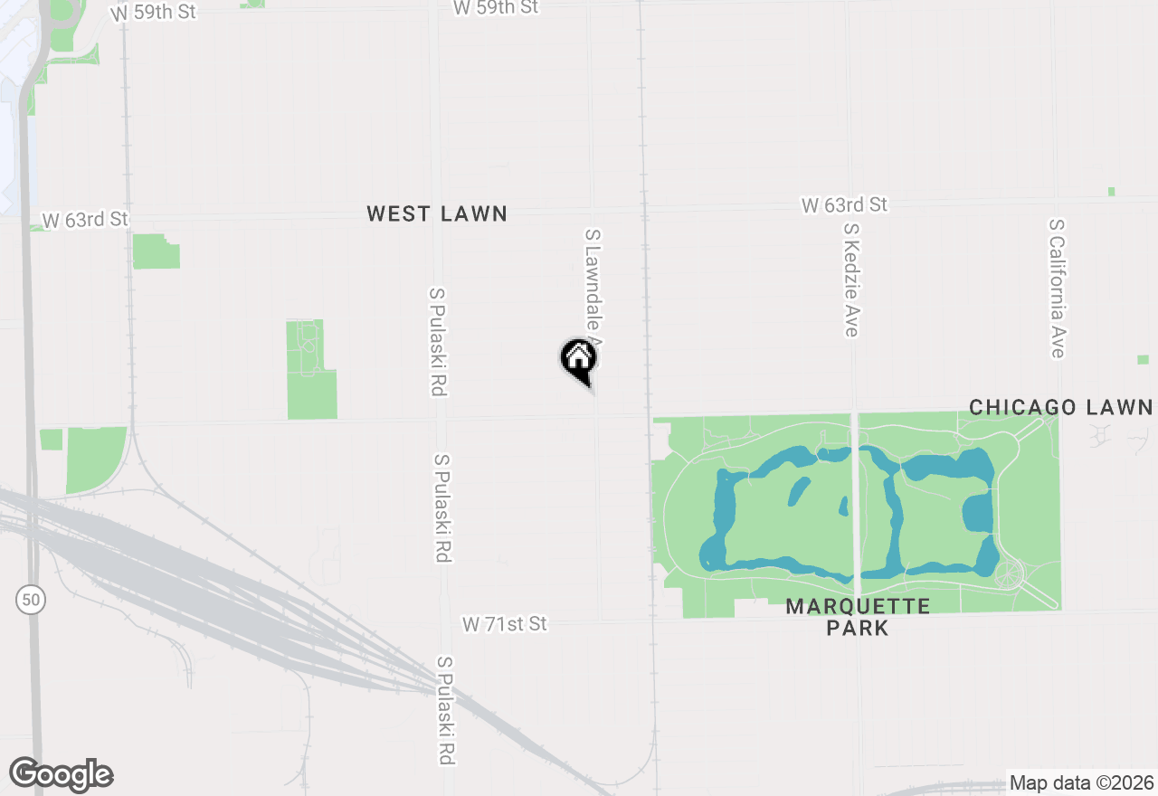 Map of 3719 W 66th Place, Chicago, IL 60629