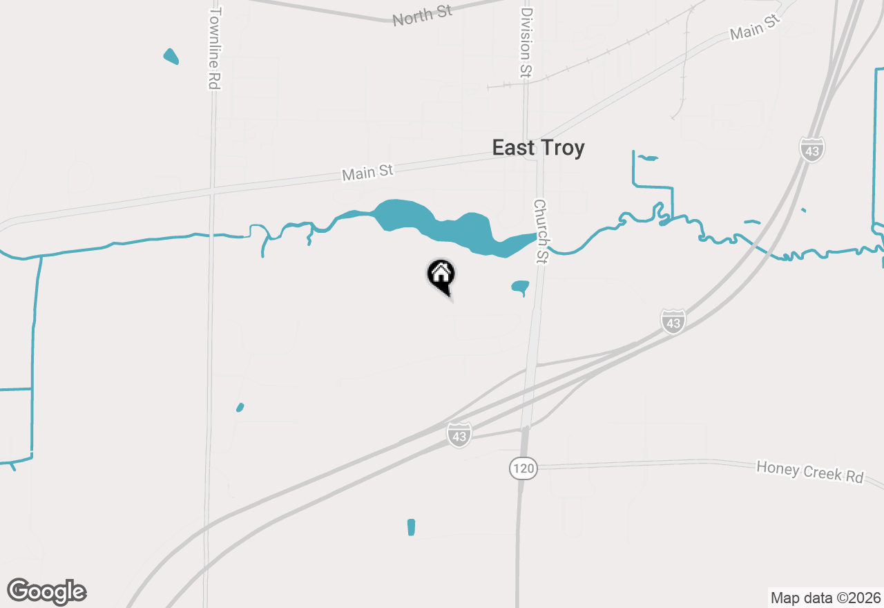 Map of 3018 Mallard Way, East Troy, WI 53120