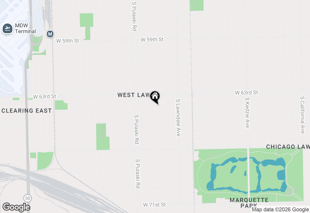 Map of 3838 W 64th Street #1, Chicago, IL 60629