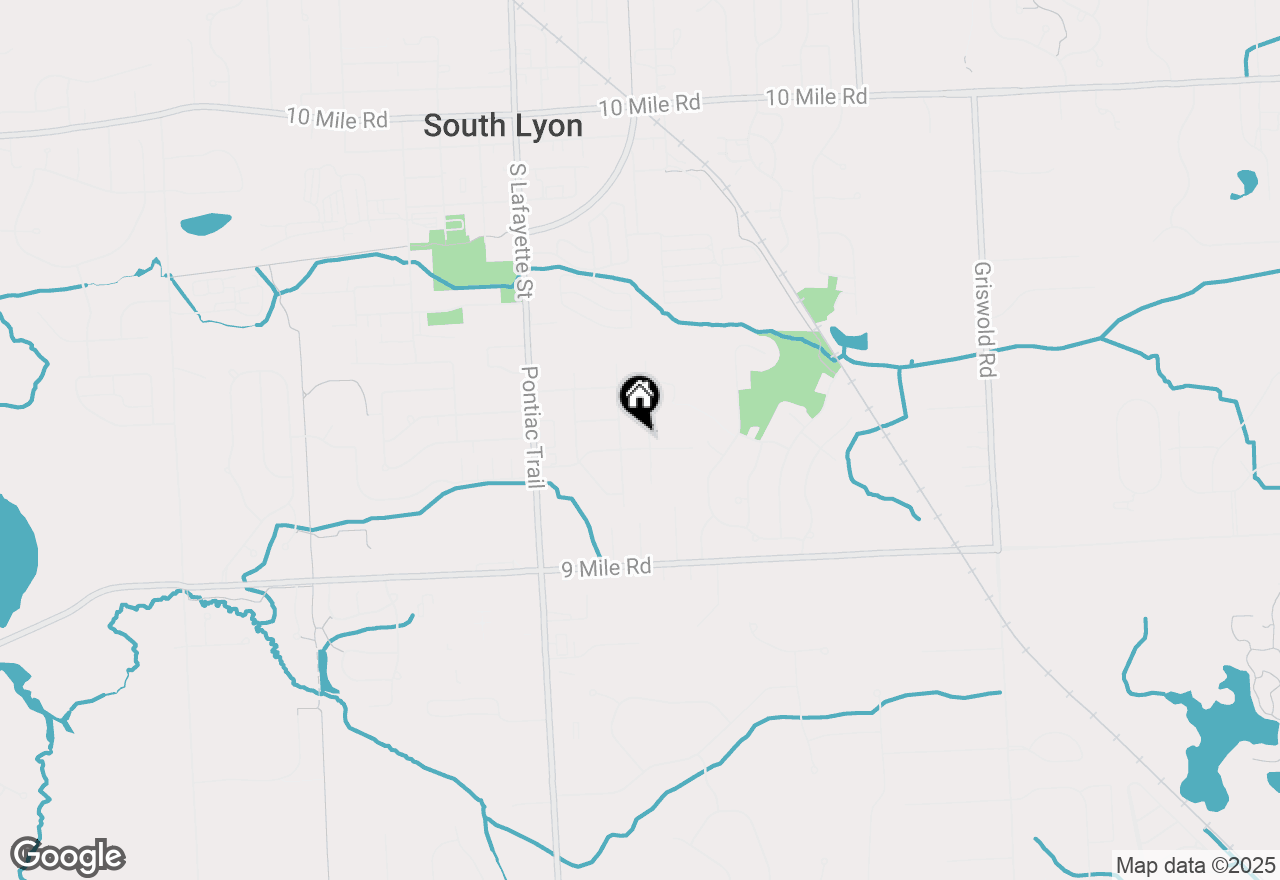 Map of 60560 Lillian Street, South Lyon, MI 48178