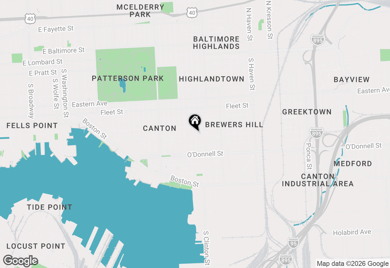 Map of 3218 Hudson Street, Baltimore, MD 21224