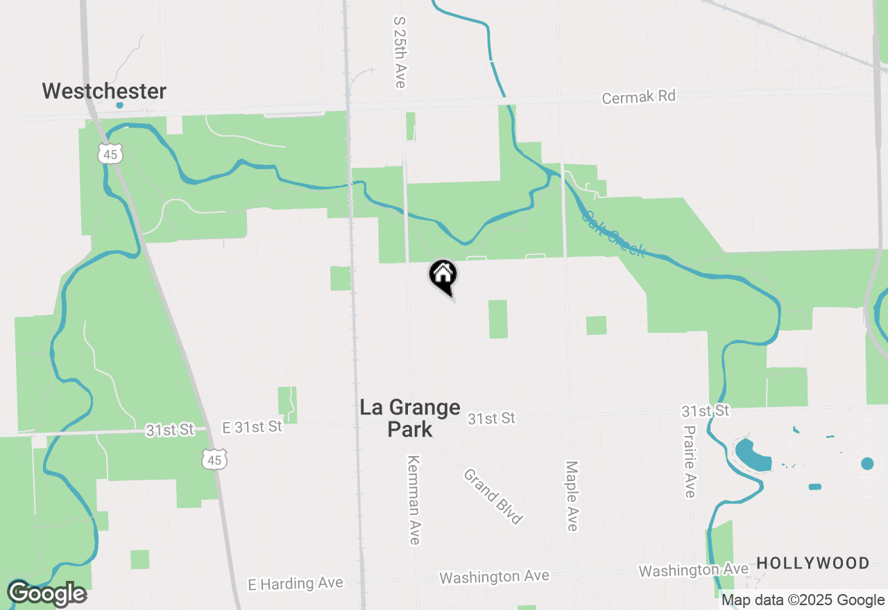 Map of 1446 Cleveland Avenue, La Grange Park, IL 60526