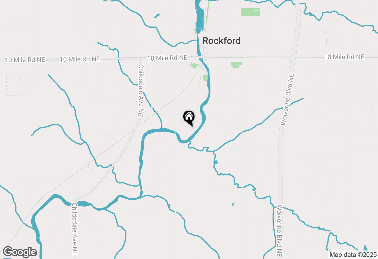 Map of 4286 Millpond Drive Ne, Rockford, MI 49341