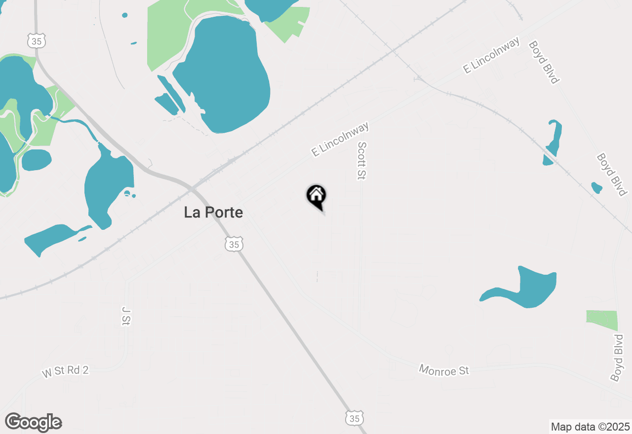Map of 403 Rose Street, La Porte, IN 46350