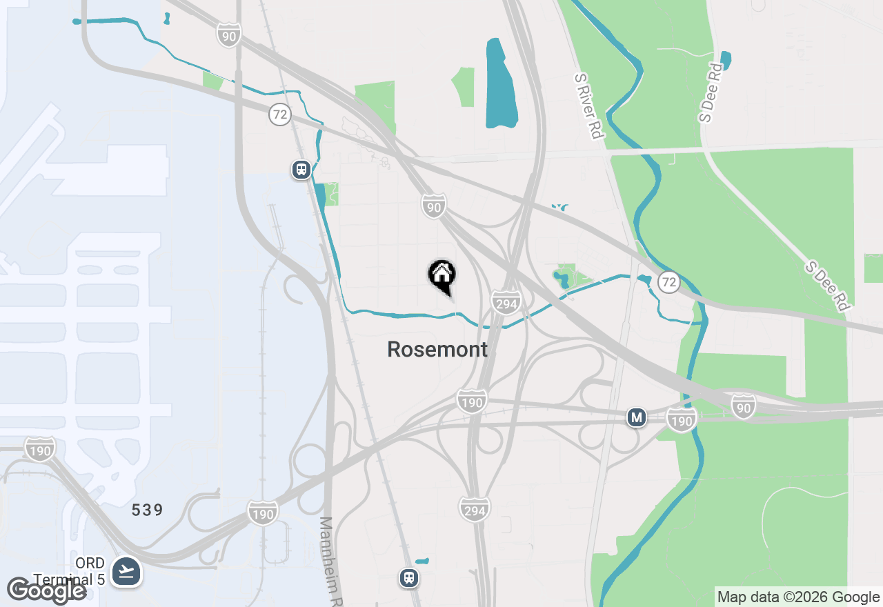 Map of 6013 N Emerson Street, Rosemont, IL 60018