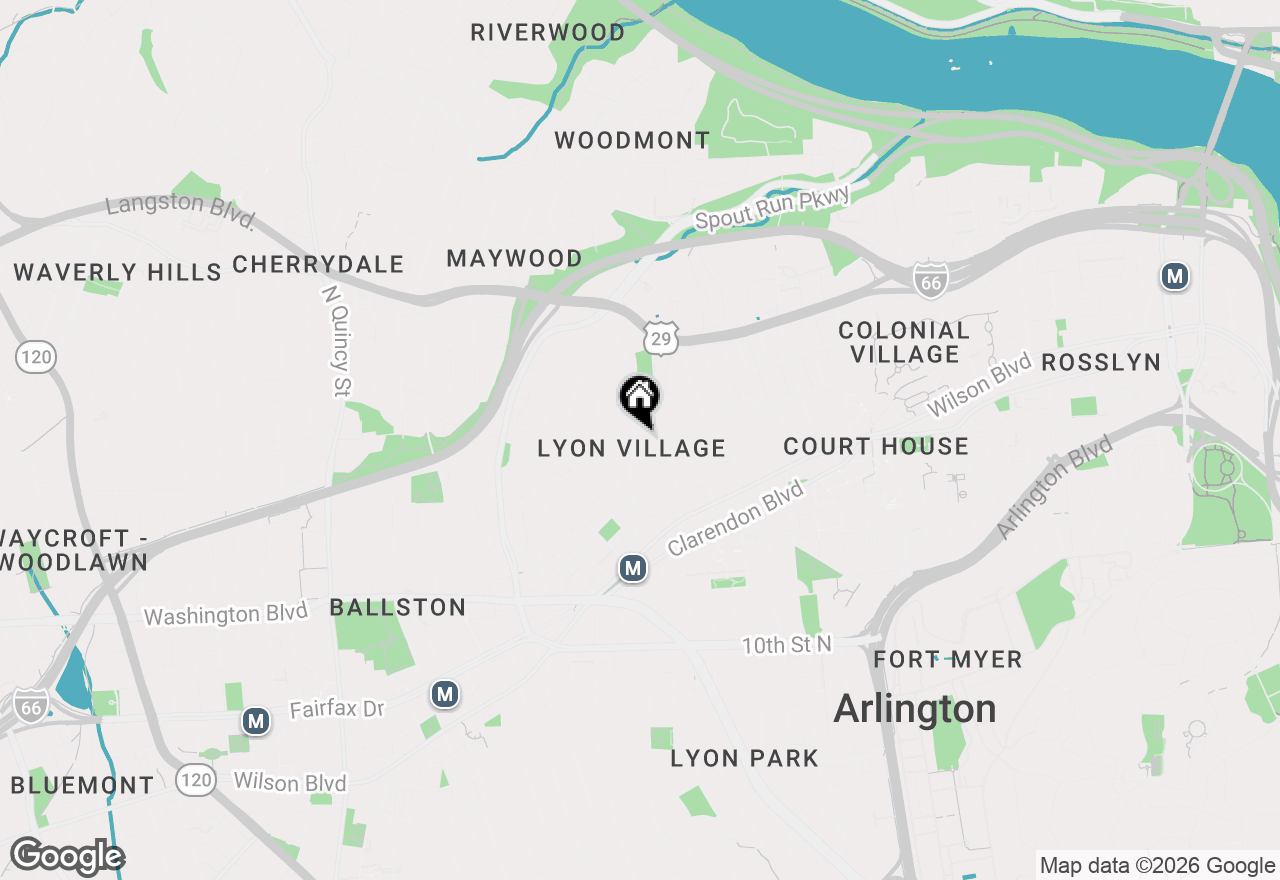 Map of 2915 Key Boulevard, Arlington, VA 22201