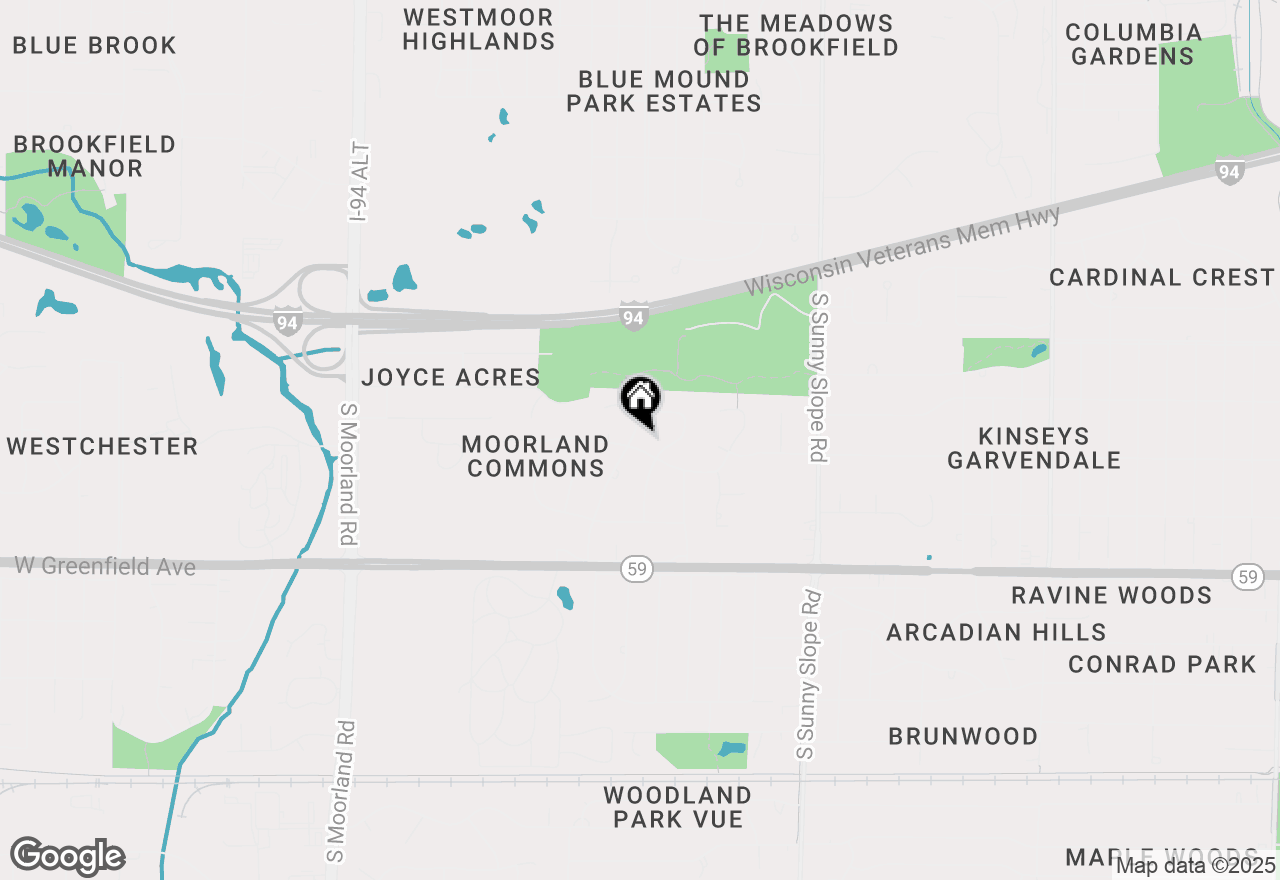 Map of 14580 Tulane St, Brookfield, WI 53005