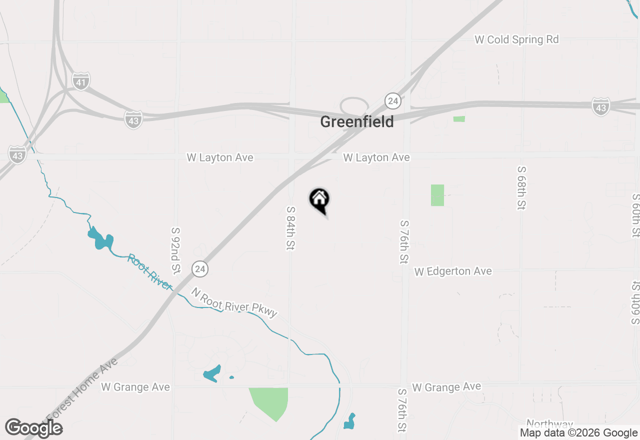 Map of 4916 S 82nd St, Greenfield, WI 53220