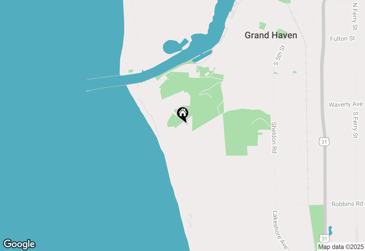 Map of 40 Edwards Avenue, Grand Haven, MI 49417