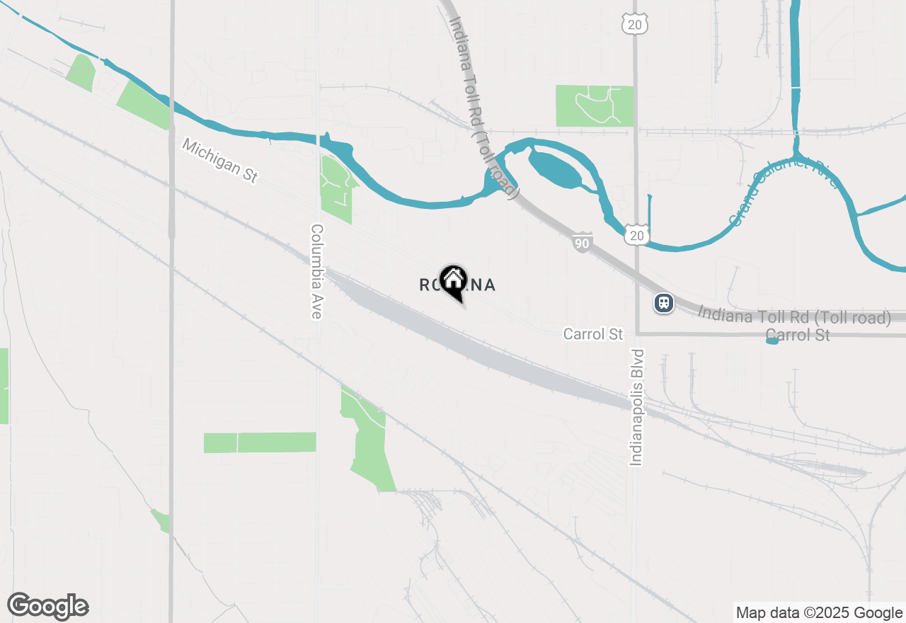 Map of 1528 Truman Street, Hammond, IN 46320