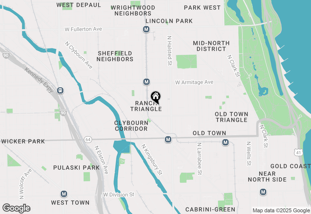 Map of 1840 N Fremont Street, Chicago, IL 60614