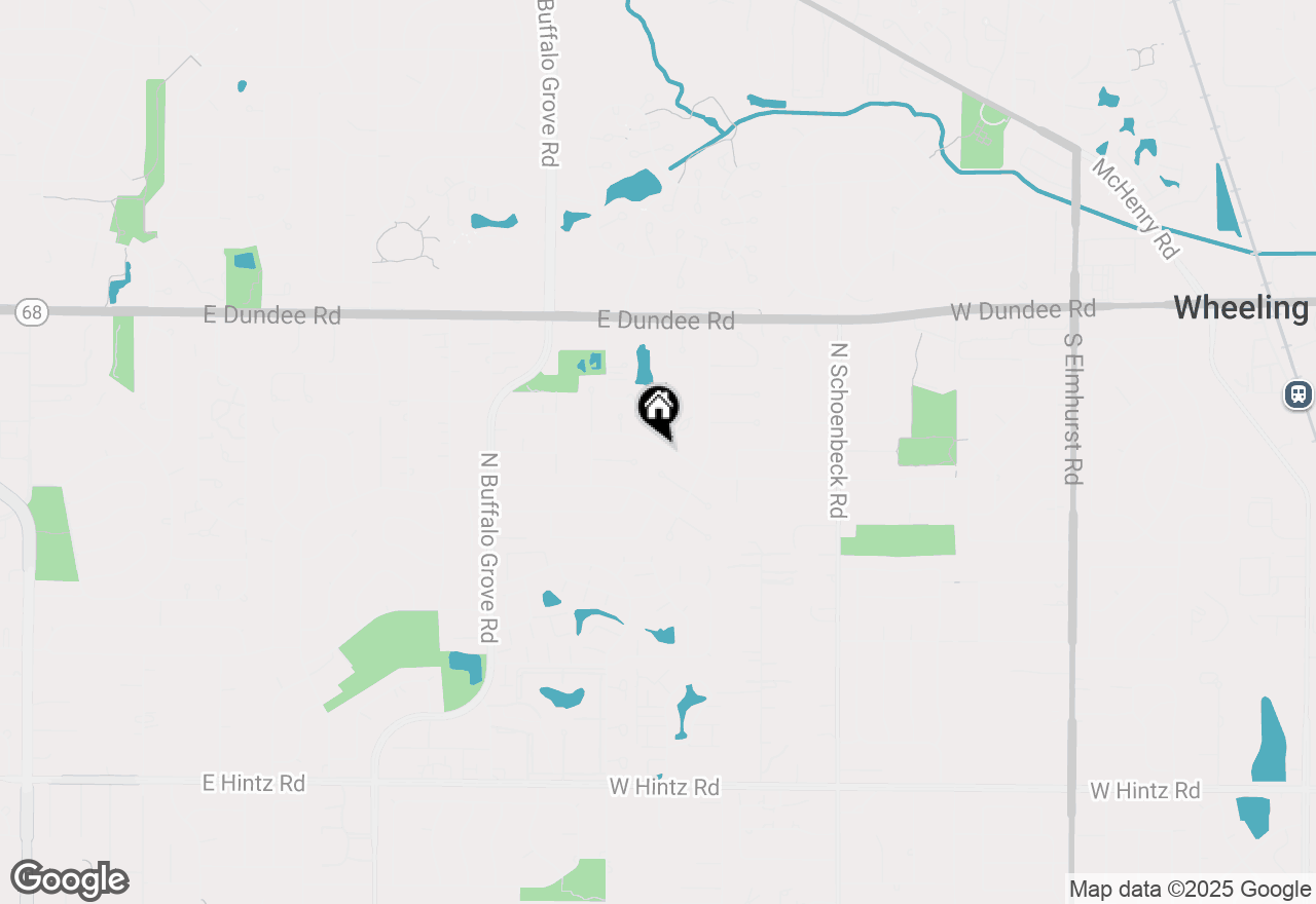 Map of 315 Anthony Road, Buffalo Grove, IL 60089