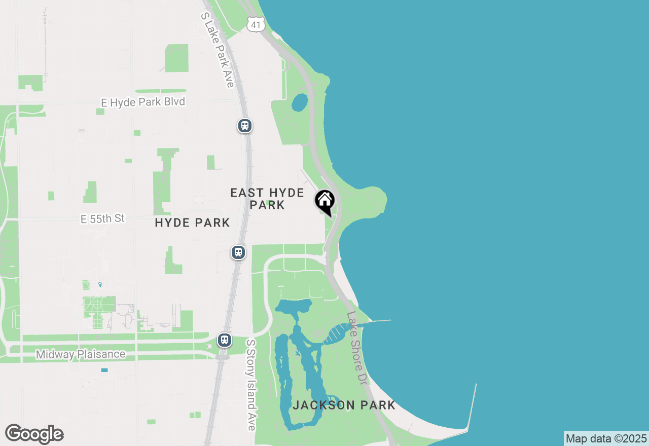 Map of 5530 S South Shore Drive #6B, Chicago, IL 60637