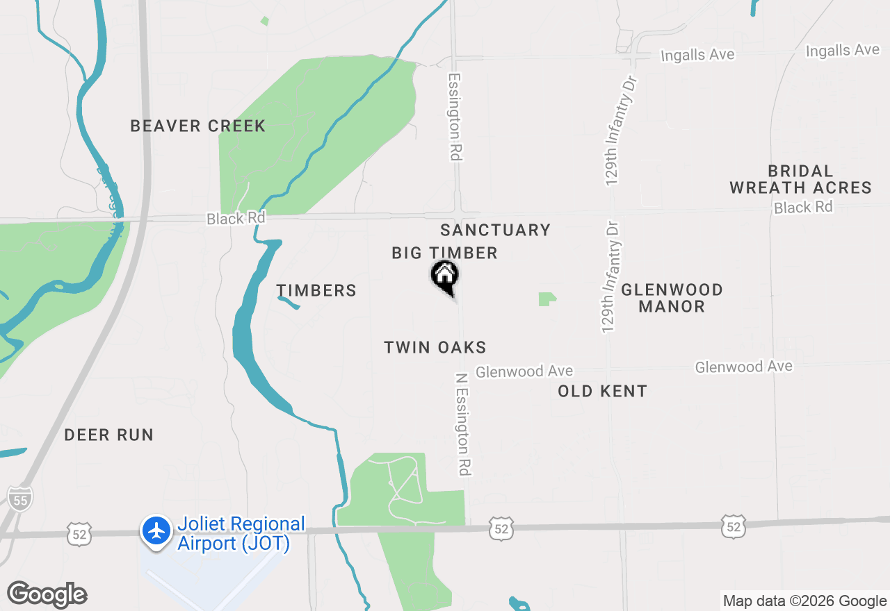 Map of 3208 Oakwood Drive, Joliet, IL 60431