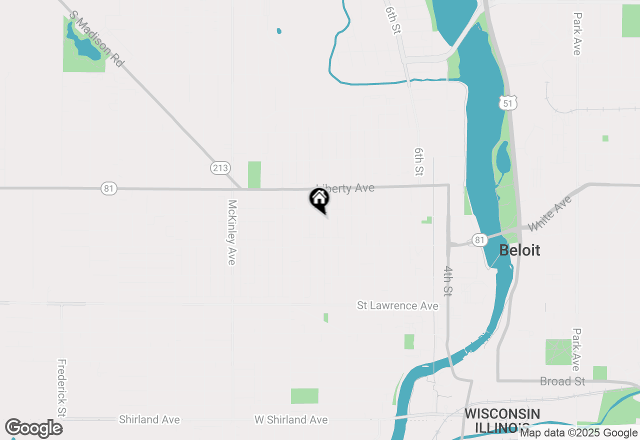 Map of 955 10th Street, Beloit, WI 53511