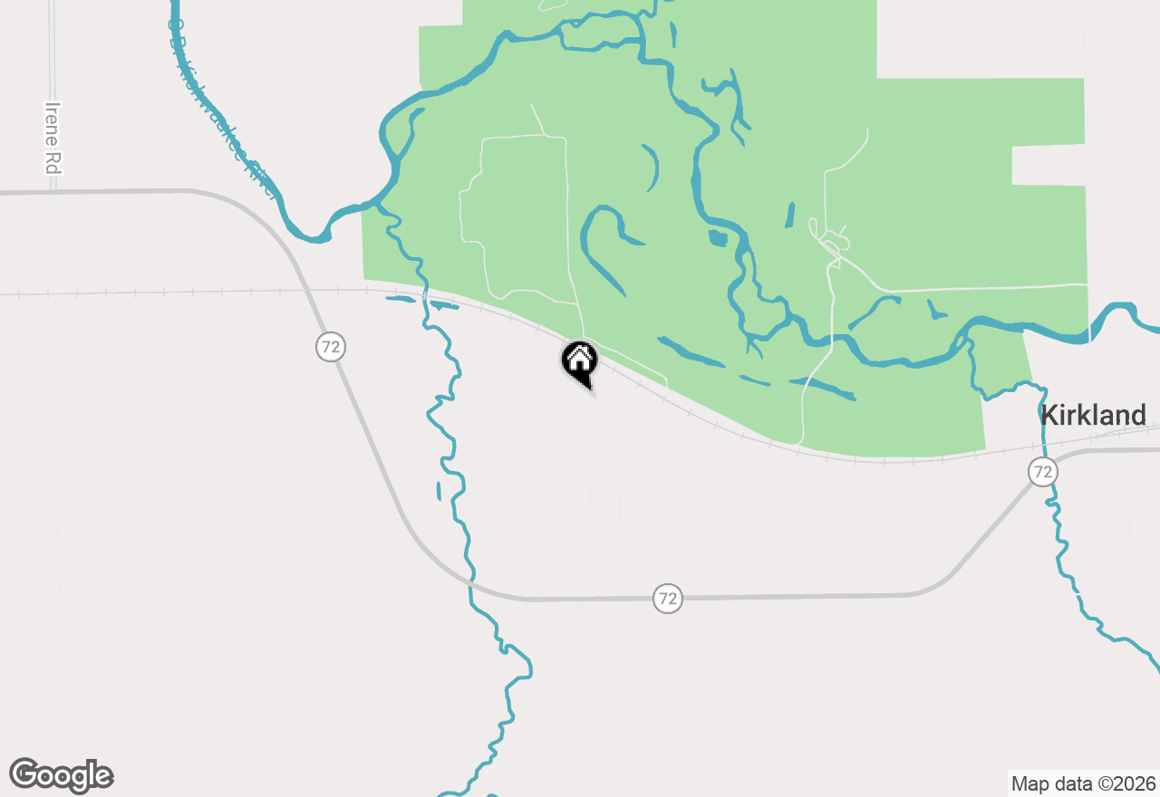 Map of 206 Kyle Lane, Kirkland, IL 60146