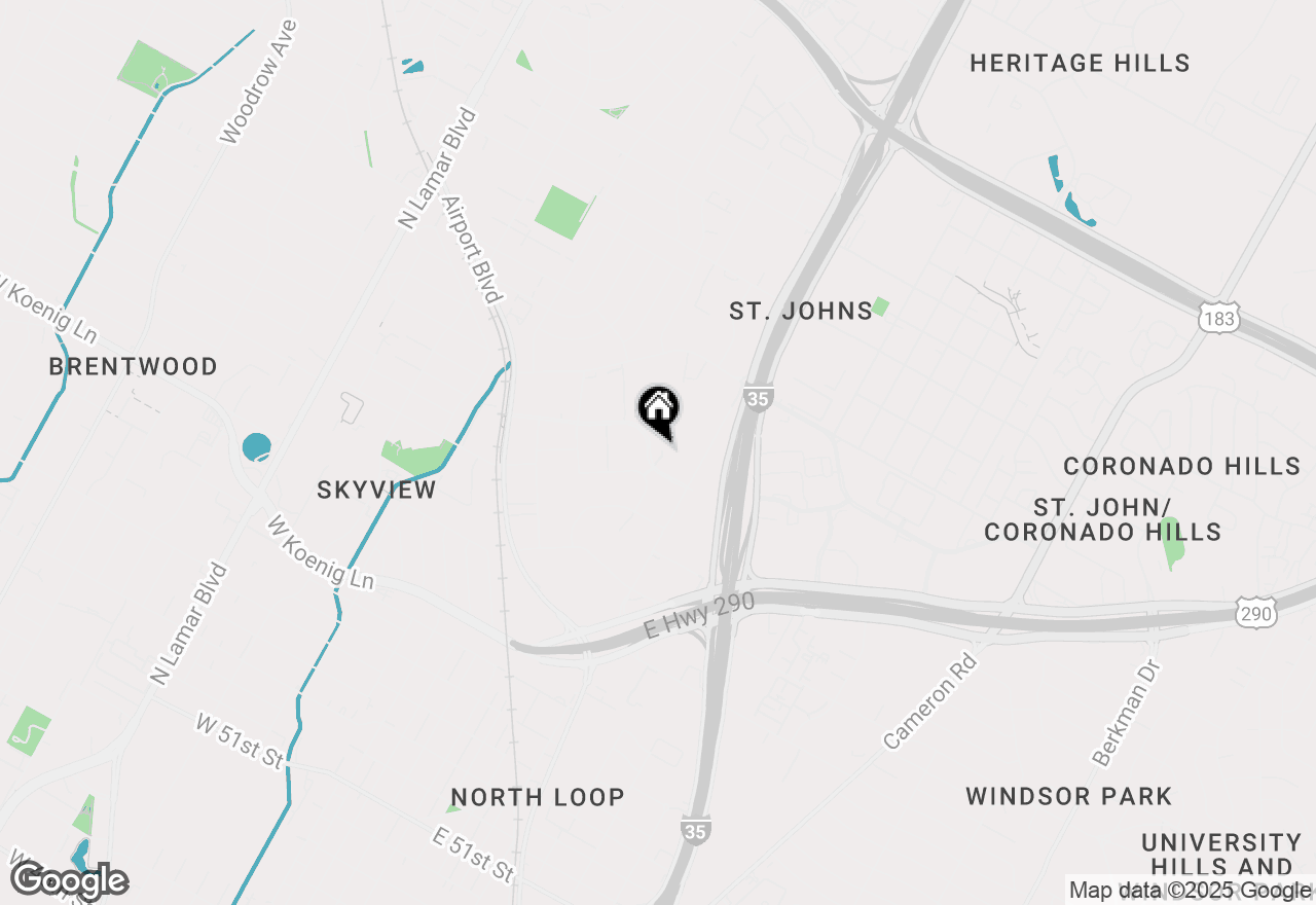 Map of 604 E Highland Mall Blvd #418-213, Austin, TX 78752