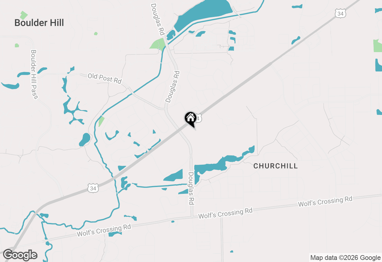 Map of 2758 Route 34, Oswego, IL 60543