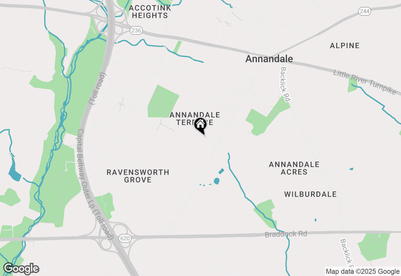 Map of 4753 Pomponio Place, Annandale, VA 22003