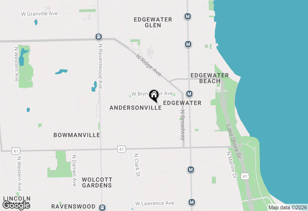 Map of 5506 N Glenwood Avenue #2, Chicago, IL 60640