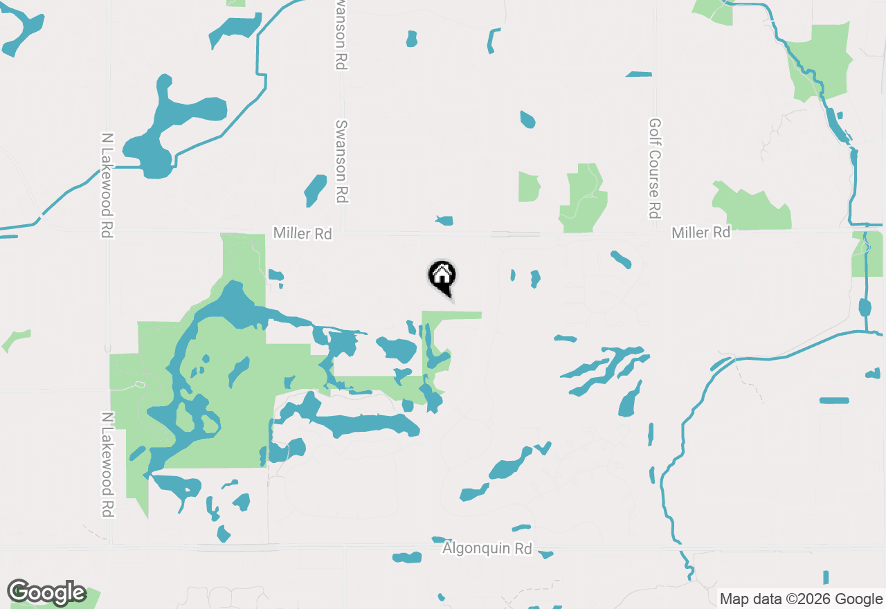 Map of 3880 Peartree Drive, Lake In The Hills, IL 60156