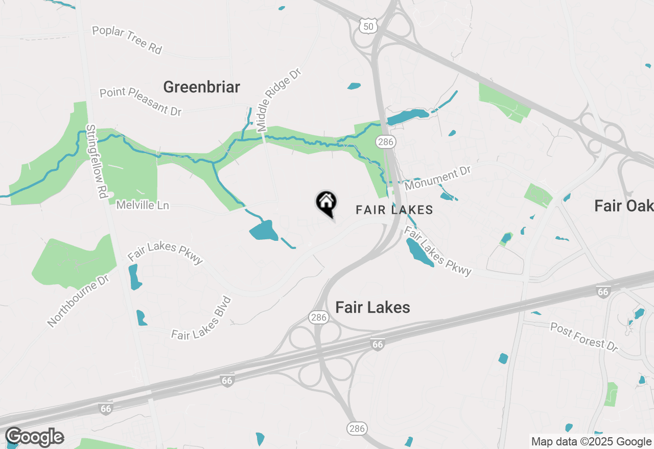 Map of 12797 Fair Briar Lane, Fairfax, VA 22033