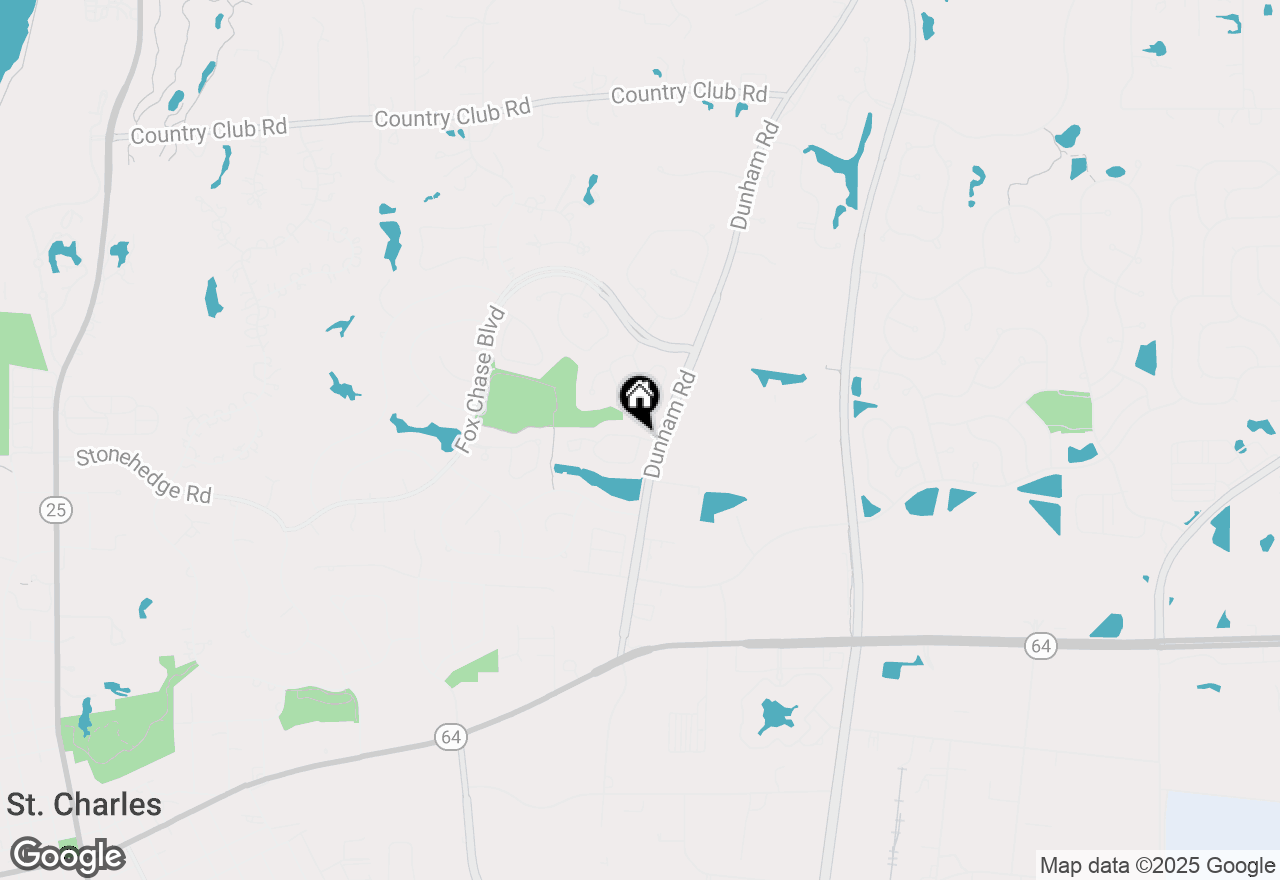 Map of 412 Dunham Place #412, St. Charles, IL 60174