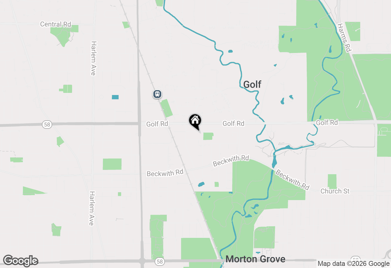 Map of 6619 Palma Lane, Morton Grove, IL 60053