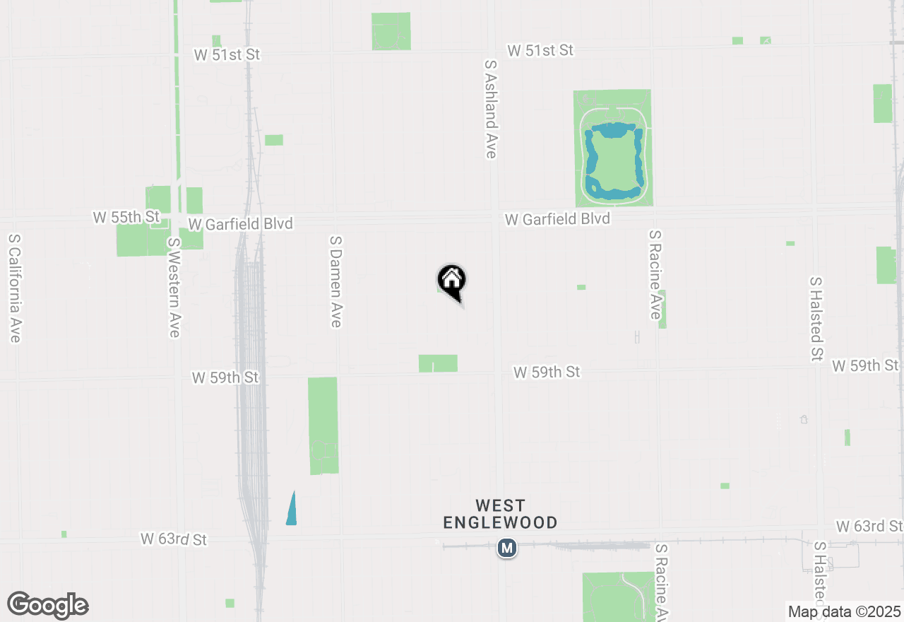 Map of 5724 S Paulina Street, Chicago, IL 60636