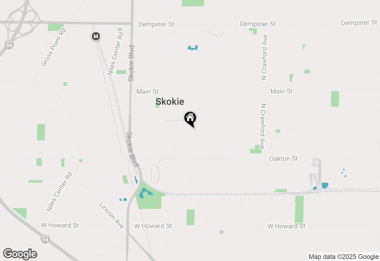 Map of 8141 Kenneth Avenue, Skokie, IL 60076