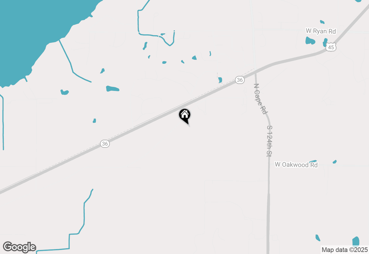 Map of S100W13475 Loomis Dr, Muskego, WI 53150