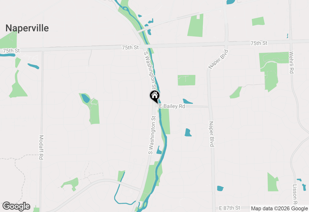 Map of 144 E Bailey Road #D, Naperville, IL 60565