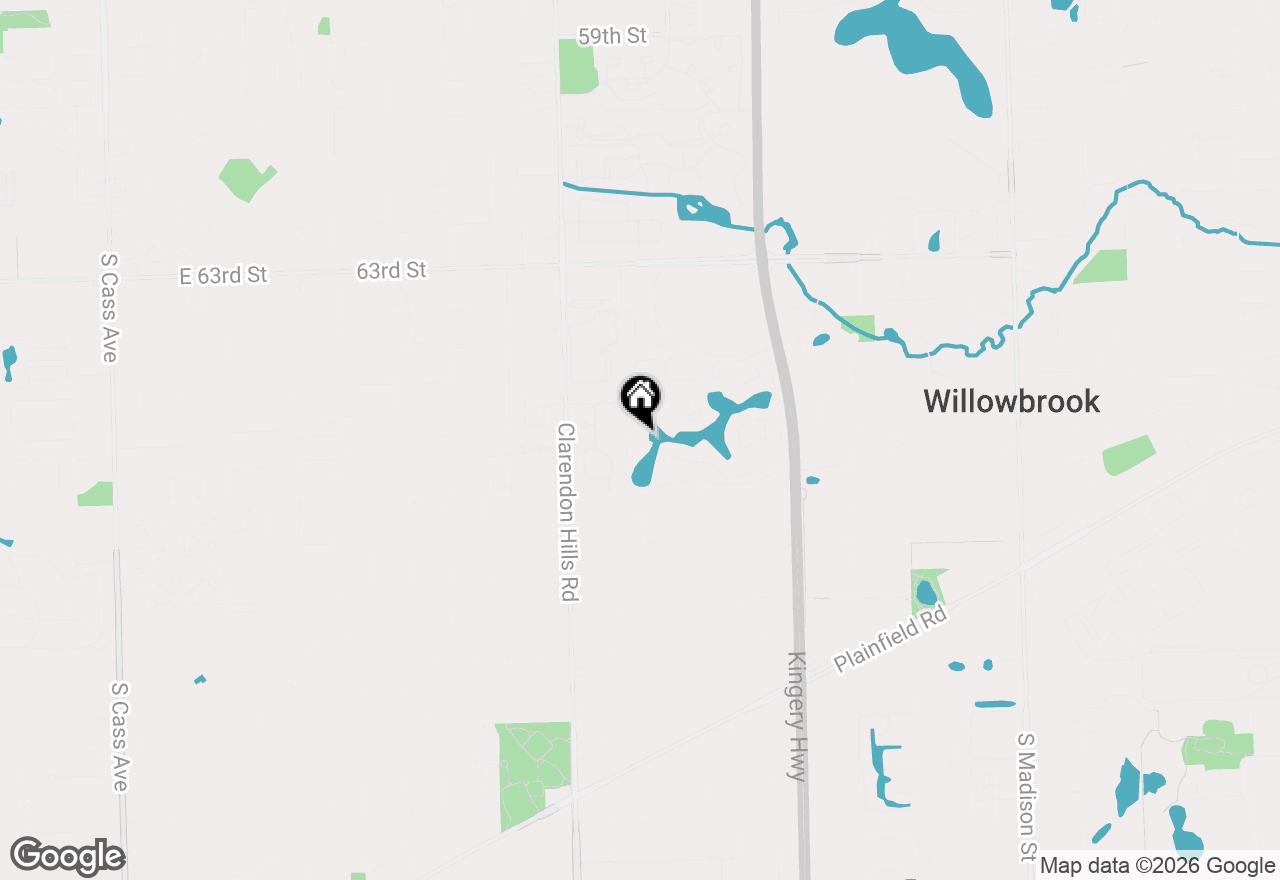 Map of 501 Lake Hinsdale Drive #109, Willowbrook, IL 60527